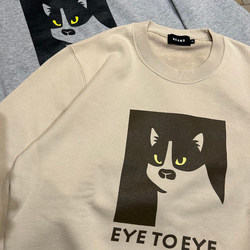 BEAMS BEAMS BEAMS Eye To Eye Crewneck Sweat (tops sweat) mail