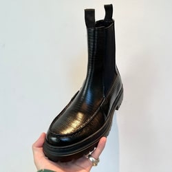 BEAMS（ビームス）ANGELO RUFFO / LIZARD STAMP BOOTS（シューズ