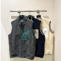 BEAMS GOLF（ビームス ゴルフ）〈MEN〉 ORANGE LABEL / パイピング ボア ジップベスト（ブルゾン フリースジャケット・ベスト ）通販｜BEAMS