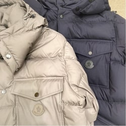BEAMS F BEAMS MONCLER LOIRET hooded down jacket (blouson
