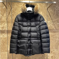 BEAMS F（ビームスF）MONCLER / CLUNY ナイロン ダウンジャケット 