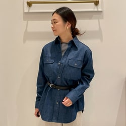 Demi-Luxe BEAMS（デミルクス ビームス）【別注】エディター坪田あさみ × woadblue / デニム CPO シャツジャケット（シャツ・ ブラウス カジュアルシャツ）通販｜BEAMS