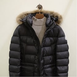 BEAMS F BEAMS / CLUNY nylon down jacket (blouson MONCLER jacket