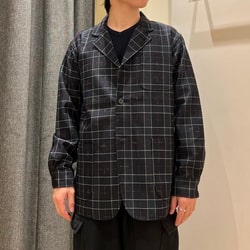 BEAMS PLUS BEAMS PLUS polyester tartan check 4 button cuff