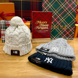 BEAMS（ビームス）NEW ERA × BEAMS / 別注 Big Pom-Pon Knit Cap（帽子