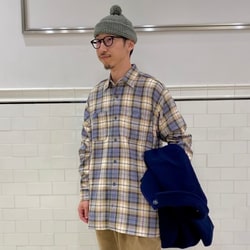 BEAMS（ビームス）SUGAR CANE × BEAMS / 別注 Solid Flannel Check