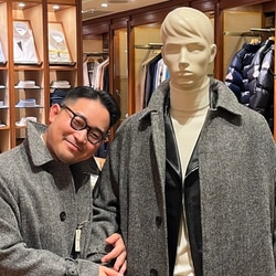 BEAMS F（ビームスF）HARRIS TWEED ヘリンボーン シングル