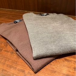 BEAMS F（ビームスF）MORGANO / 21ゲージ クルーネック ニット