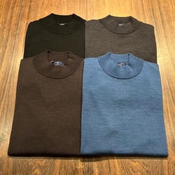 BEAMS F（ビームスF）MORGANO / 21ゲージ モックネック ニット