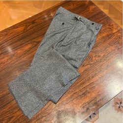 BEAMS F（ビームスF）CANONICO ダイアゴナル 2プリーツ サイド