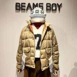 BEAMS BOY（ビームス ボーイ）BEAMS BOY / 雪柄 ニットキャップ（帽子