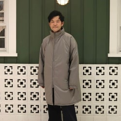 BEAMS (BEAMS) Quilted Stand Collar Coat (Coats and other