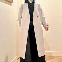 BEAMS HEART BEAMS HEART Blend V-neck No-collar Coat (Coat No