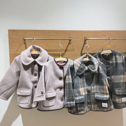 BEAMS mini(ビームス ミニ)2way カラー メルトン コート (90 BEAMS mini(ビームス ミニ)2way カラー メルトン コート (90