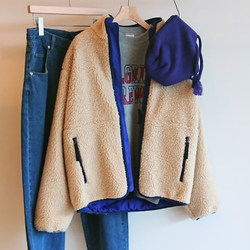 BEAMS(ビームス)リバーシブル ボアフリース ブルゾン BEAMS(ビームス)リバーシブル ボアフリース ブルゾン