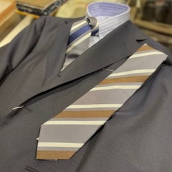 BEAMS F（ビームスF）Seaward & Stearn / ストライプ ネクタイ
