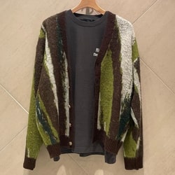 即完品』BEAMS ムートンカーディガン sizeL - メルカリ