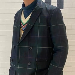 BEAMS PLUS(ビームス プラス)4B Double Breasted TW Plaid BEAMS PLUS(ビームス プラス)4B Double Breasted TW Plaid