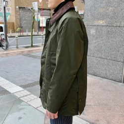 BEAMS F（ビームスF）Barbour × BEAMS F / 別注 BEDALE CLASSIC FIT ...