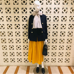 Demi-Luxe BEAMS Demi-Luxe BEAMS Tuck Skirt (Skirt, Maxi Demi-Luxe BEAMS Demi-Luxe BEAMS Tuck Skirt (Skirt, Maxi