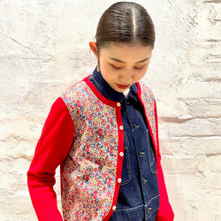 BEAMS BOY (BEAMS BOY) [Outlet] BEAMS BOY / Liberty Patch Cardigan 