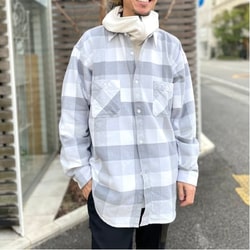 BEAMS Checked Lightly Brushed Flannel Shirt (Shirts, Blouses BEAMS Checked Lightly Brushed Flannel Shirt (Shirts, Blouses