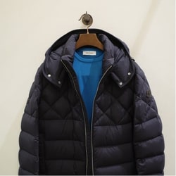 BEAMS F（ビームスF）MONCLER / CECAUD フーデット ダウンジャケット 