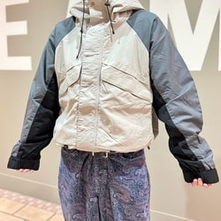 BEAMS（ビームス）3トーン ナイロン フーディジャケット
