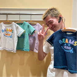 BEAMS mini（ビームス ミニ）BEAMS mini / スマイル ロゴ Tシャツ 24SS