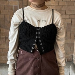 BEAMS COUTURE（ビームス クチュール）ケーブルコルセット （トップス  