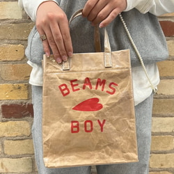 BEAMS BOY（ビームス ボーイ）BEAMS BOY / BBロゴ ショップバッグ