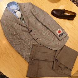 BEAMS F（ビームスF）MARLING & EVANS ウールリネンシルク