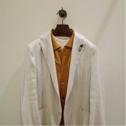 BEAMS F（ビームスF）【別注】MORGANO / リネンコットン シャツ