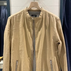 BEAMS (BEAMS) Linen Single Riders Jacket (Blouson Blouson