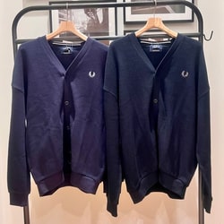 BEAMS（ビームス）FRED PERRY × BEAMS / 別注 鹿の子 カーディガン 