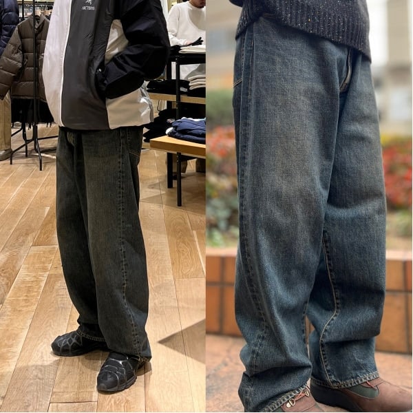 BEAMS/ワイドフィットデニムパンツ(DUSTY INDIGO)