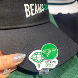 BEAMS GOLF クリップマーカー 地球ロゴ 2(マーカー)