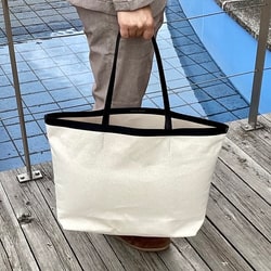 BEAMS HEART（ビームス ハート）キャンバス × レザー トート
