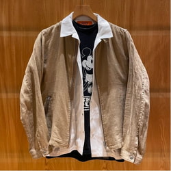 BEAMS (BEAMS) Linen Single Riders Jacket (Blouson Blouson