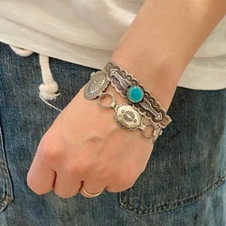 BEAMS BOY（ビームス ボーイ）【別注】ARROW NOVELTY / コンチョ