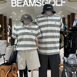 BEAMS GOLF（ビームス ゴルフ）〈MEN〉【別注】LACOSTE / ボーダー ポロシャツ（シャツ・ブラウス ポロシャツ）通販｜BEAMS