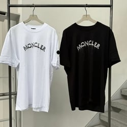 BEAMS F（ビームスF）MONCLER / サンド ロゴ クルーネック Tシャツ（Tシャツ・カットソー Tシャツ）通販｜BEAMS