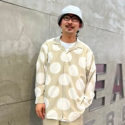 BEAMS(ビームス)プリント オープンカラー シャツ(シャツ BEAMS(ビームス)プリント オープンカラー シャツ(シャツ