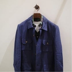 BEAMS F BEAMS × BEAMS F / Special order made linen safari jacket ...