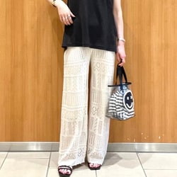 BEAMS HEART（ビームス ハート）クロシェニット パンツ（パンツ