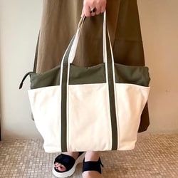 BEAMS HEART（ビームス ハート）コンビキャンバス トートバッグ