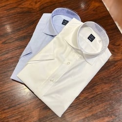 BEAMS F（ビームスF）ロイヤルオックスフォード ワイドカラー