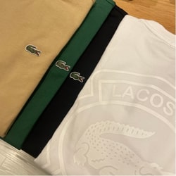 BEAMS (BEAMS) [Special order] LACOSTE / Logo long sleeve T