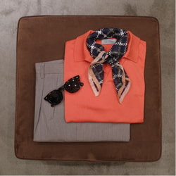 BEAMS F (BEAMS F) JOHN SMEDLEY / SYRES Cotton Skipper Knit
