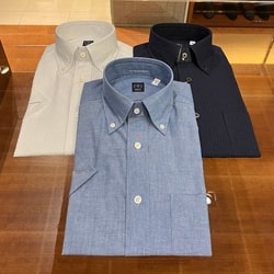 BEAMS F（ビームスF）シャンブレー ボタンダウンシャツ（シャツ